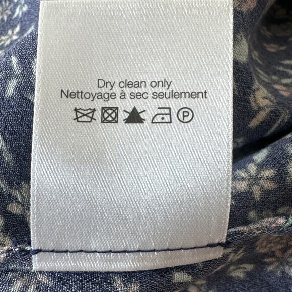 VERONICA BEARD Betta floral blouse Green Purple Size 0 NWT - Picture 12 of 16